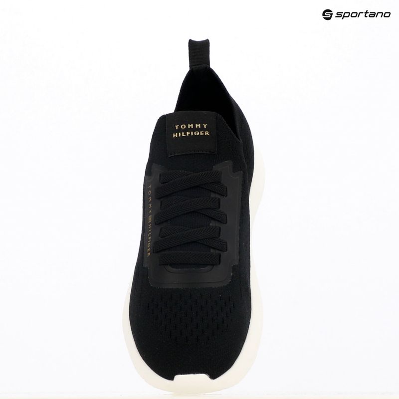 Дамски обувки Tommy Hilfiger Knit Extralight Runner black 9