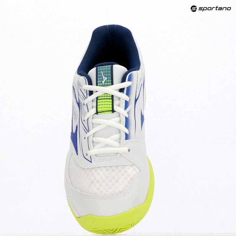 Мъжки тенис обувки Mizuno Break Shot 5 CC white/dazzling blue/lightning 9
