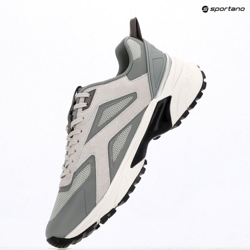 Мъжки обувки Calvin Klein HM0HM02220 Hike Runner Stripe Mix Nylon Suede light grey/granite grey 9