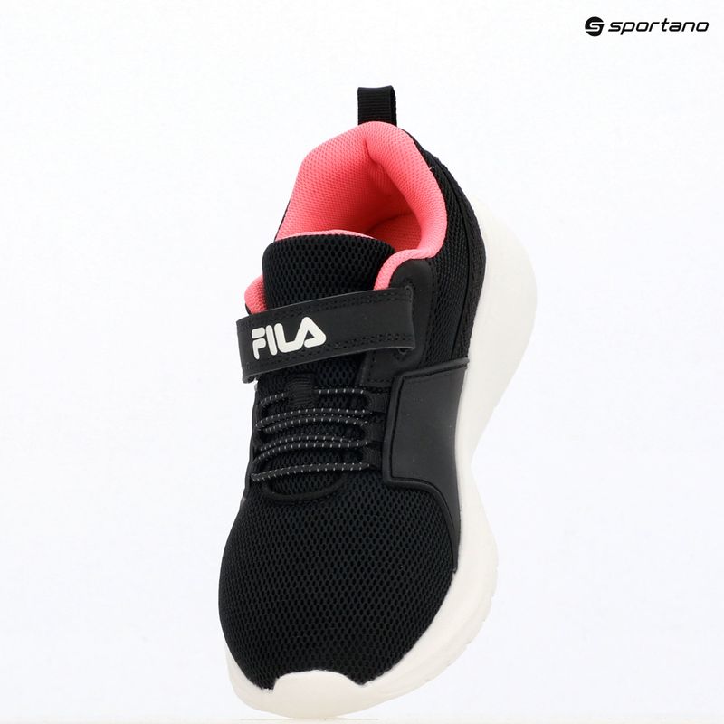 Детски обувки FILA Madrun Velcro black/sangria sunset 15