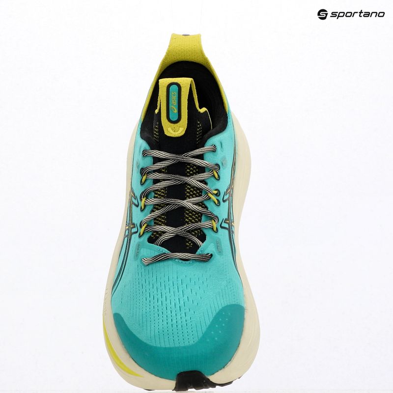 Мъжки обувки за бягане ASICS Gel-Nimbus 28 TR aurora green/black 16