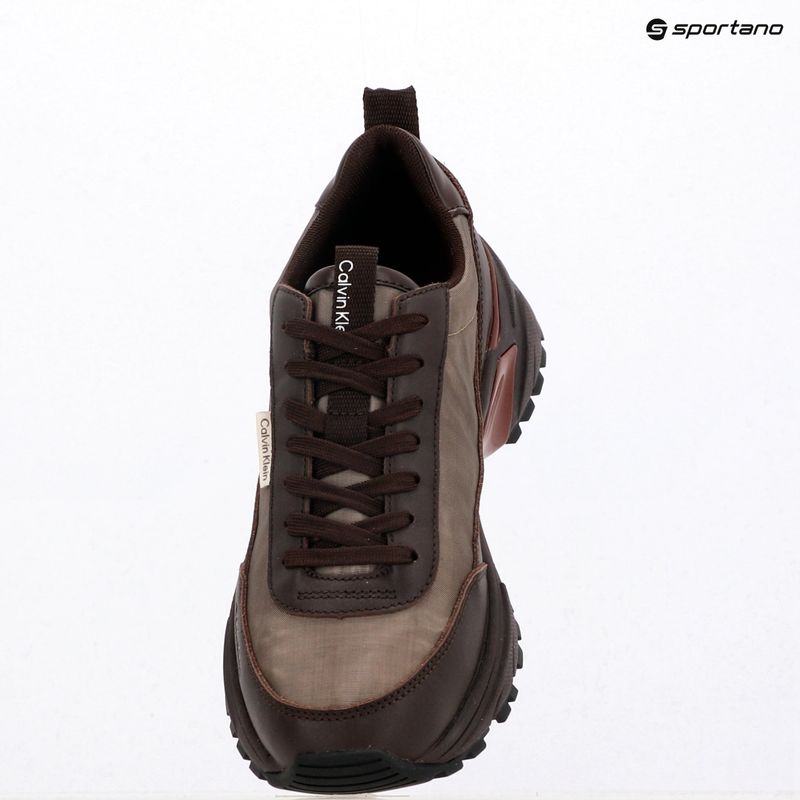 Дамски обувки Calvin Klein HW0HW02999 Hike Runner Organza Met Leather bordeaux/rhubarb 9