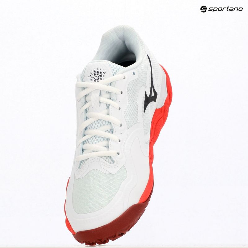 Мъжки тенис обувки Mizuno Wave Enforce Court CC fiery red/white/sun-dried tomato 9