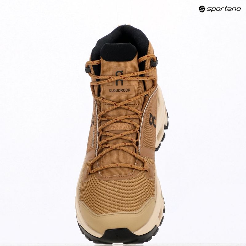 Дамски обувки On Cloudrock Mid Waterproof sphinx/sand 9