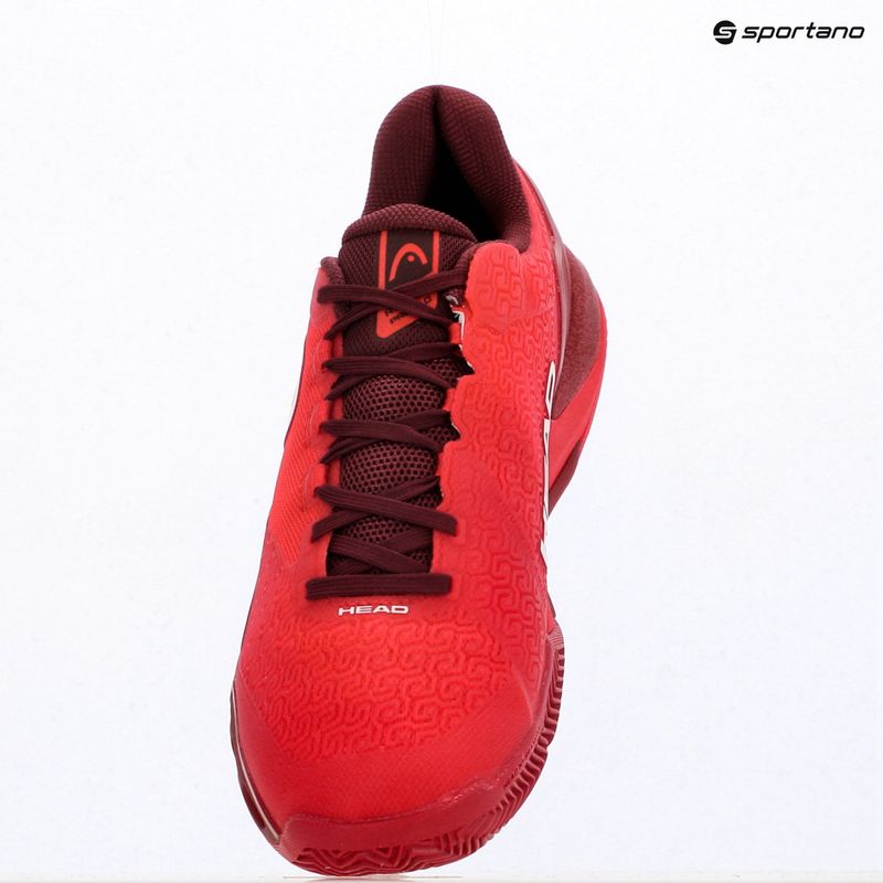 Мъжки тенис обувки HEAD Revolt Pro 5.0 Clay red/dark red 10