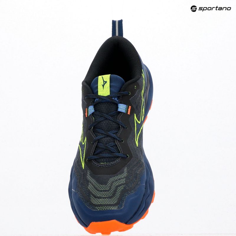 Мъжки обувки за бягане Mizuno Wave Daichi 9 estate blue/lightning yellow 4