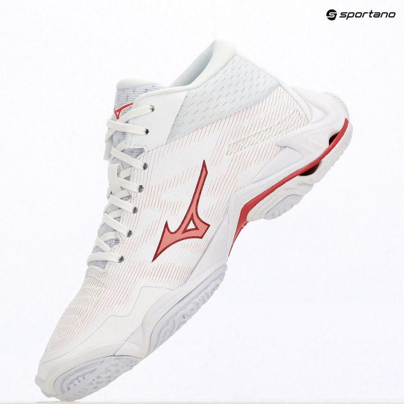 Дамски волейболни обувки Mizuno Wave Lightning Elite Mid white/rose elegance/lava falls 4