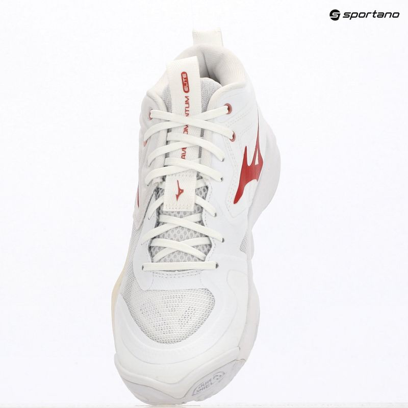 Дамски обувки за волейбол Mizuno Wave Momentum Elite Mid white/rose elegance/lava falls 4