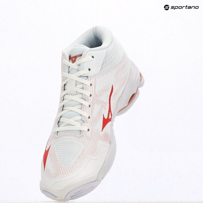 Дамски волейболни обувки Mizuno Wave Lightning Pro Mid white/rose elegance/lava falls 4