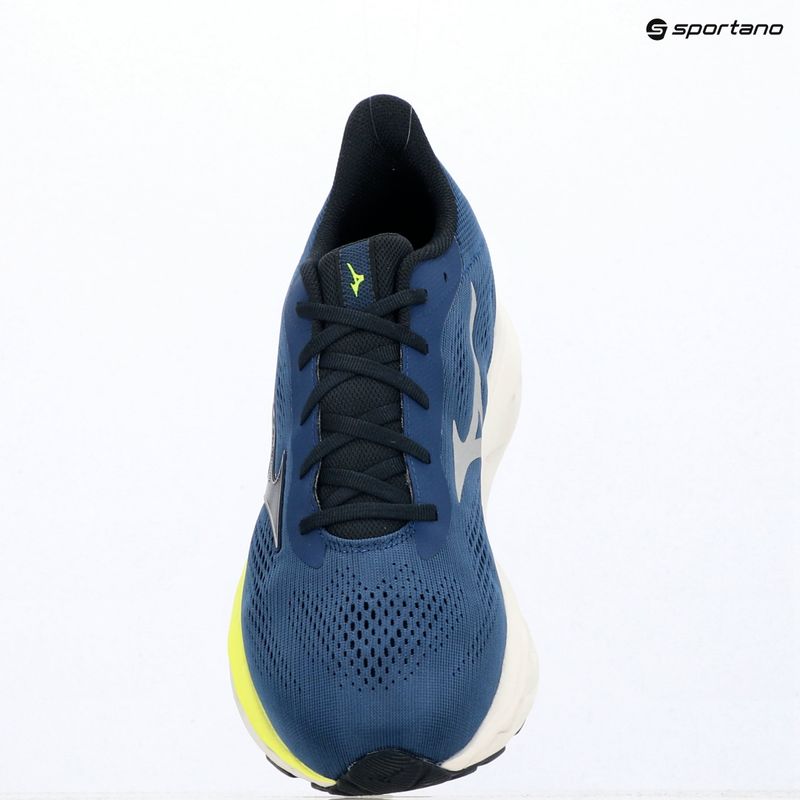 Мъжки обувки за бягане Mizuno Wave Serene 2 estate blue/silver/lightning yellow 3