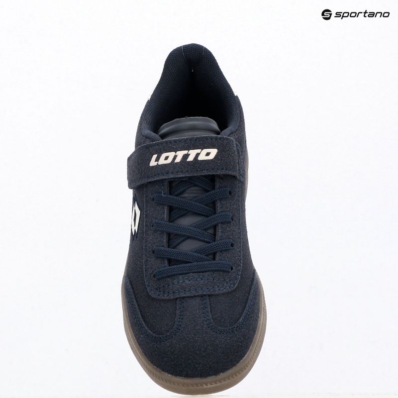 Детски обувки Lotto Vintal SC Kids navy/white 12