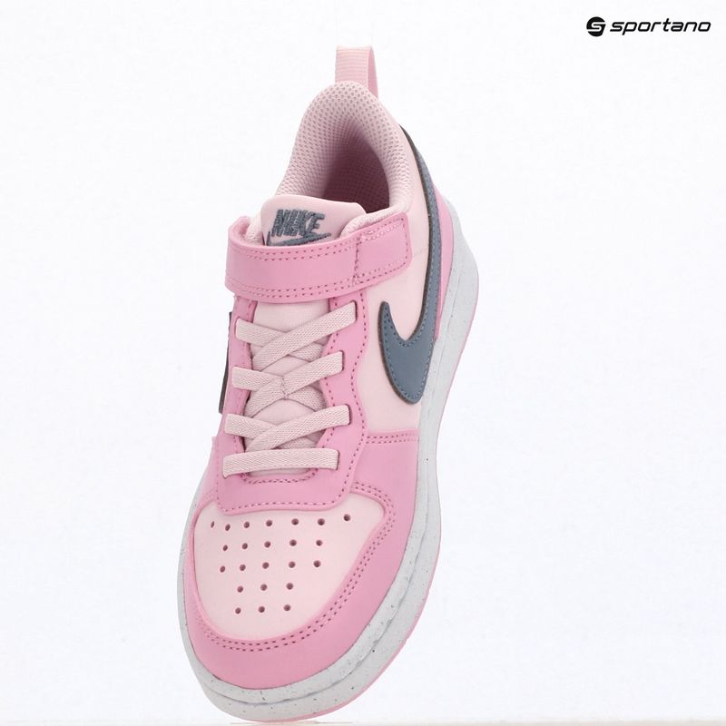 Детски обувки Nike Court Borough Low Recraft pink foam/pink rise/white/ashen slate 6