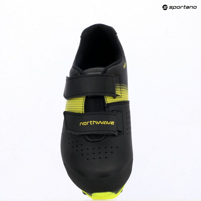 Детски MTB велосипедни обувки Northwave Hammer Junior black/yellow fluo 5