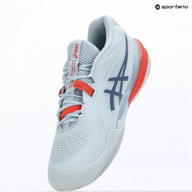 Дамски тенис обувки ASICS Gel-Resolution X Clay W sky/grey blue 15