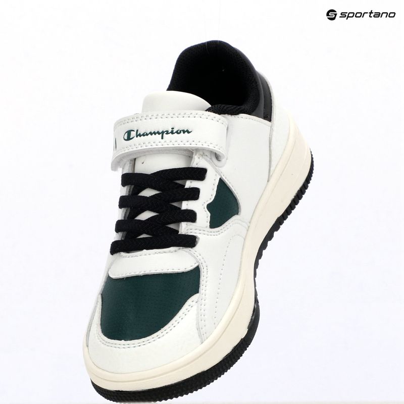 Детски обувки Champion RD25 Low B PS Low Cut white/highlighter greenblack 9