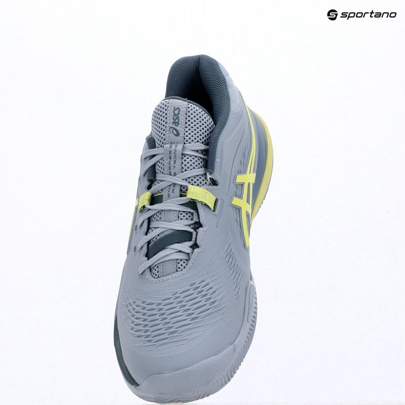 Мъжки тенис обувки ASICS Gel-Resolution X Clay grey blue/pistachio 9