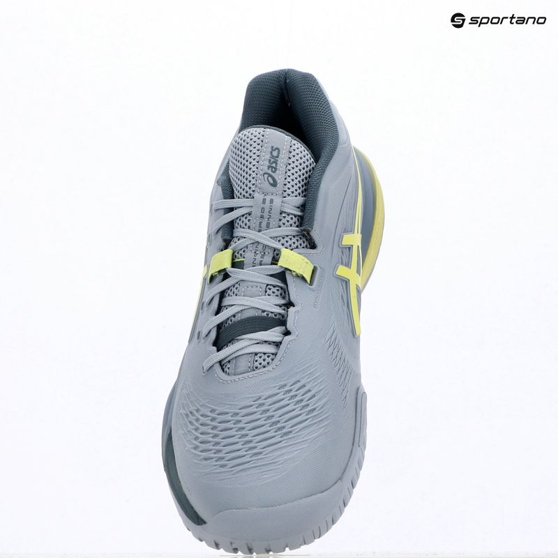 Мъжки тенис обувки ASICS Gel-Resolution X grey blue/pistachio 16