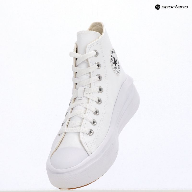Дамски кецове Converse Chuck Taylor All Star Move Platform Leather white 9