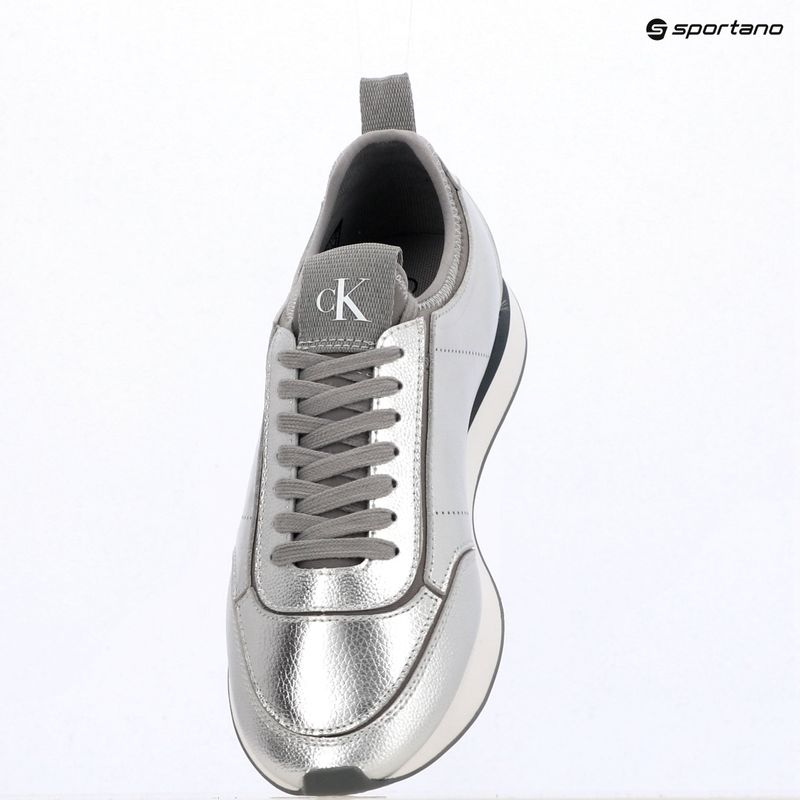 Дамски обувки Calvin Klein HW0HW03287 Retro Runner Metallic silver 9