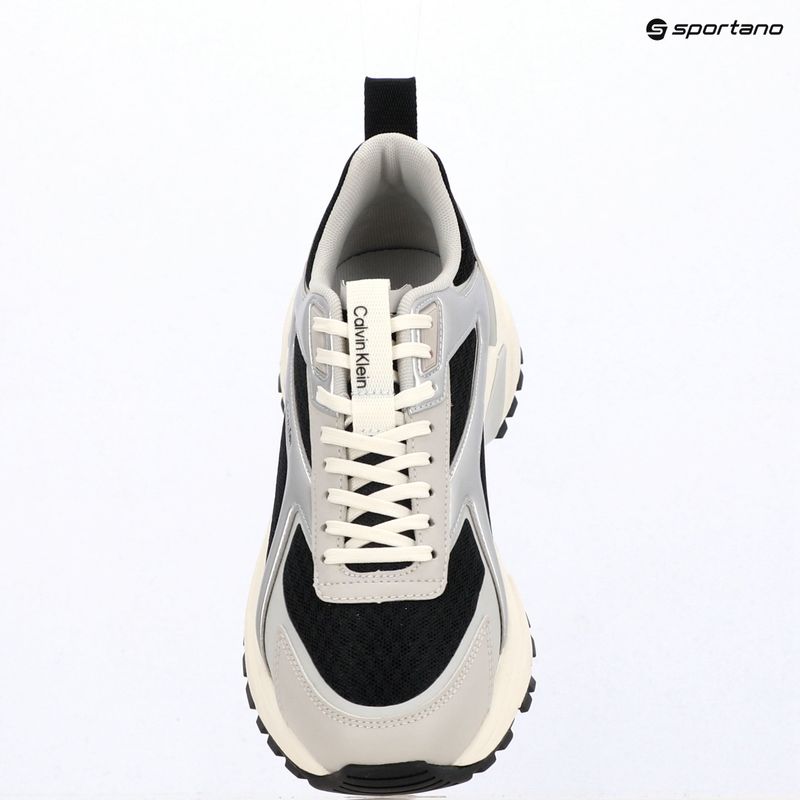 Дамски обувки Calvin Klein HW0HW03140 Hike Run Stripe Mesh Met black/silver/light grey 9
