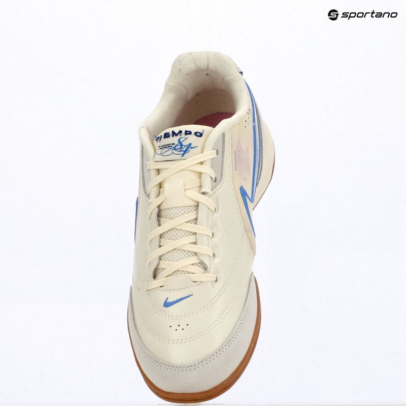 Мъжки футболни обувки Nike Tiempo Streetgato PRM IC coconut milk/gum medium brown/blue crystal 11