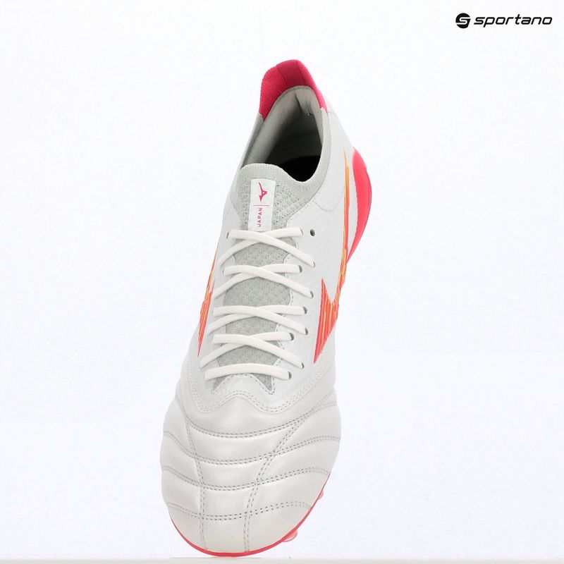 Футболни обувки Mizuno Morelia Neo IV Beta Japan FG white/pink tetra/fuchsia purple 12