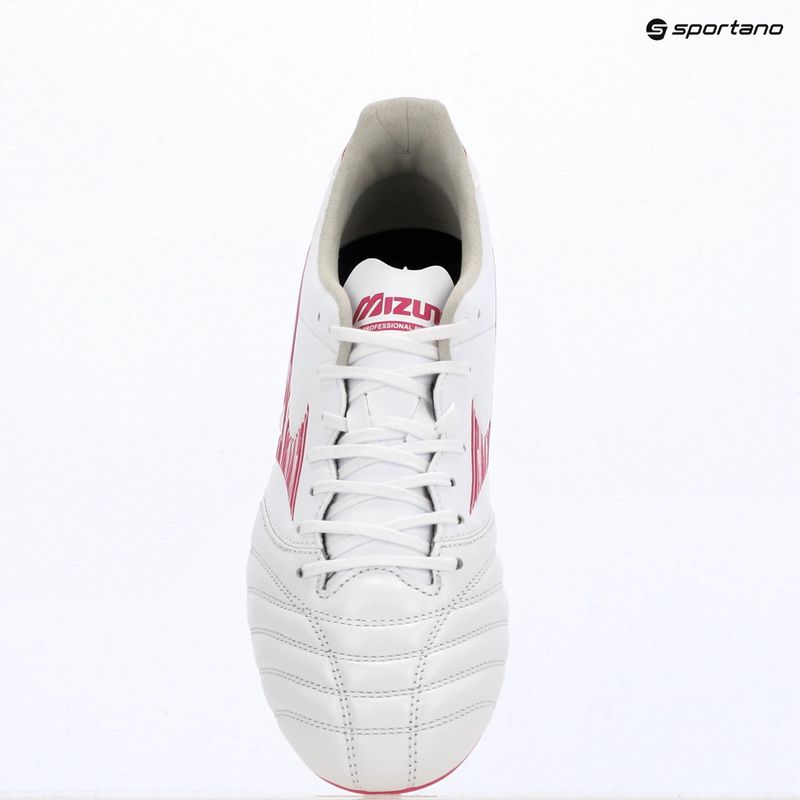 Футболни обувки Mizuno Morelia Neo IV Pro AG white/fuchsia purple/fuchsia purple 12