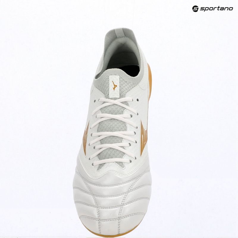 Футболни обувки Mizuno Morelia Neo IV Beta Elite AG white/mp gold/cool gray 3c 12