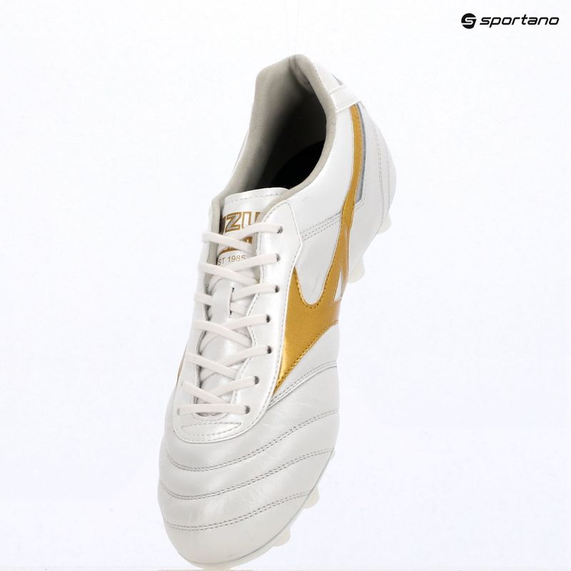 Футболни обувки Mizuno Morelia II Elite FG white/football gold/galaxy silver 12