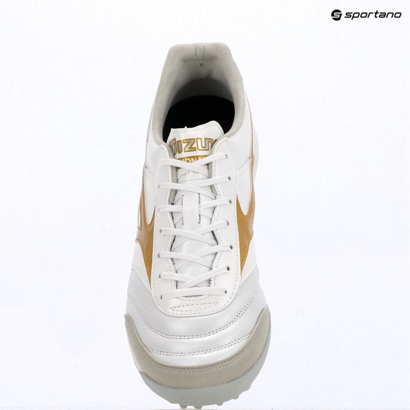 Футболни обувки Mizuno Morelia Sala Elite TF white/football gold/galaxy silver 15