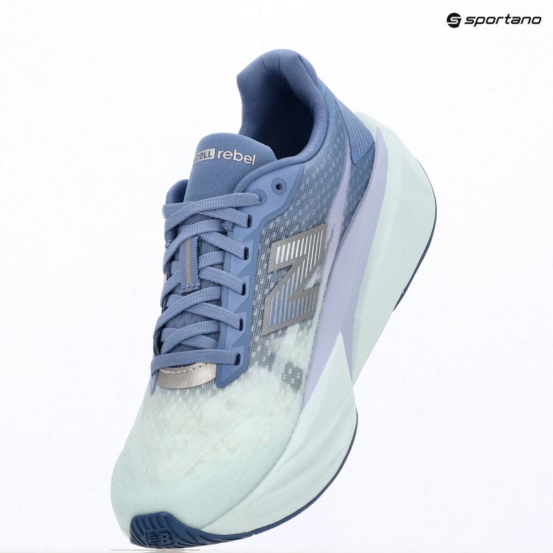Дамски обувки за бягане New Balance FuelCell Rebel V5 fairweather blue/glint blue 18
