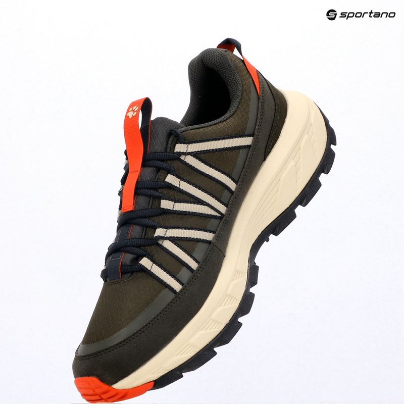 Мъжки туристически обувки Jack Wolfskin Wild Hike Texapore Low obsidian moss 17