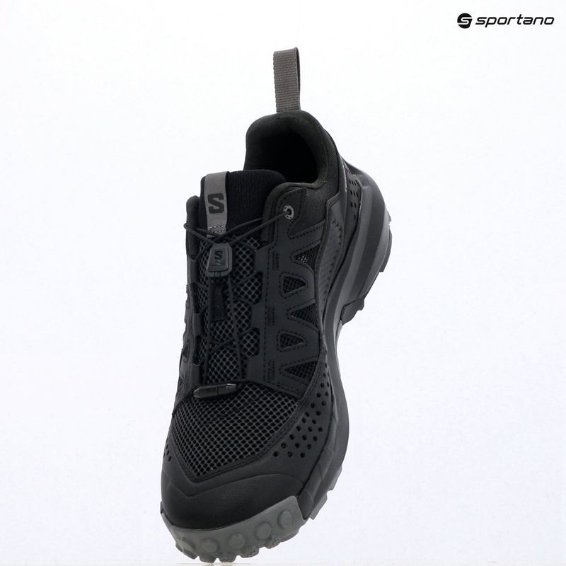 Мъжки туристически обувки Salomon Techamphibian 5 black/black/castlerock 10