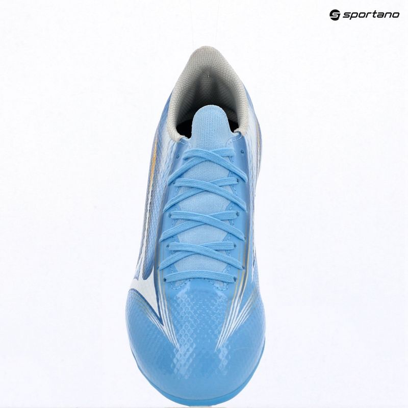 Детски футболни обувки Mizuno Alfa III Select Jr FG celeste/white 12