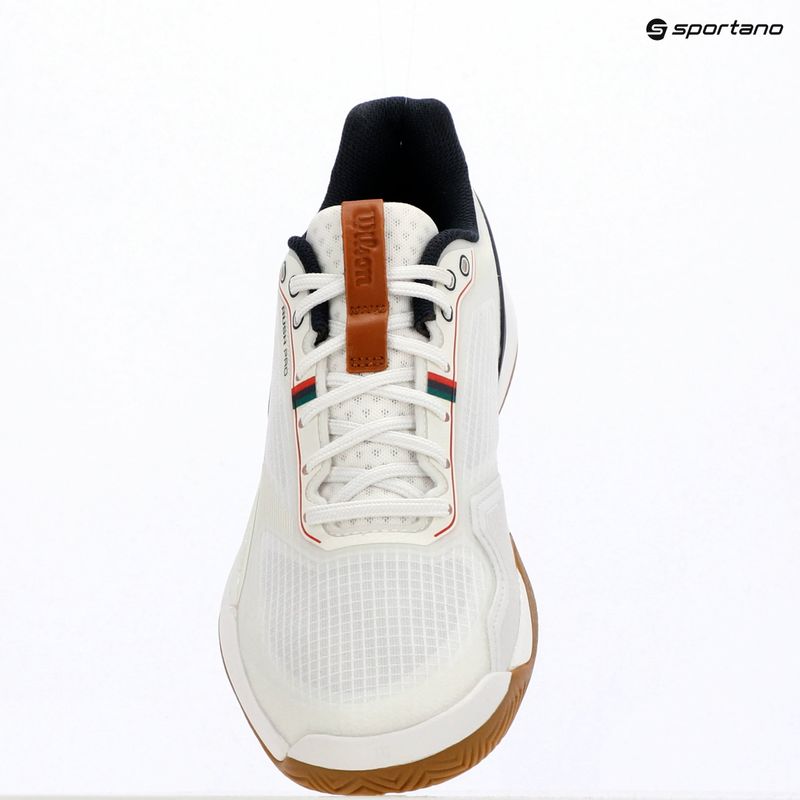 Мъжки тенис обувки Wilson Rush Pro 5 white/navy blazer/gum 11