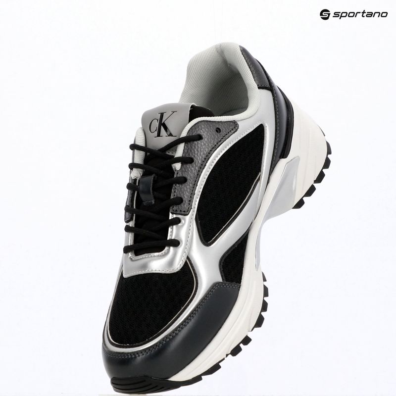 Мъжки обувки Calvin Klein YM0YM01402 Hike Runner Laceup Mesh Mix black/silver 9