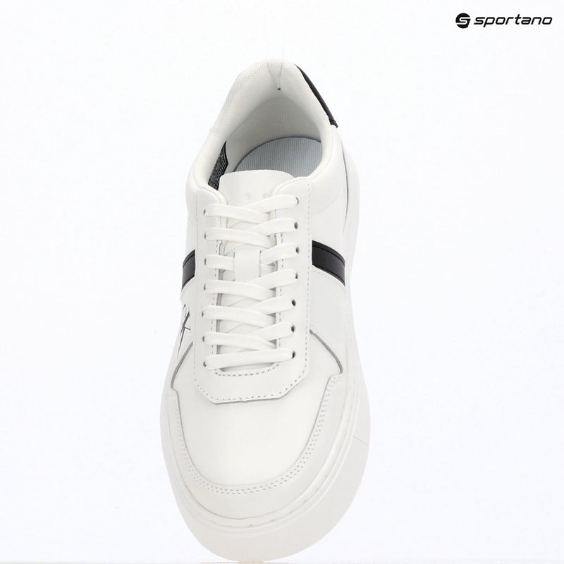 Мъжки обувки Calvin Klein HM0HM02237 Classic Cups Lace Leather EMB Tongue bright white/black 9