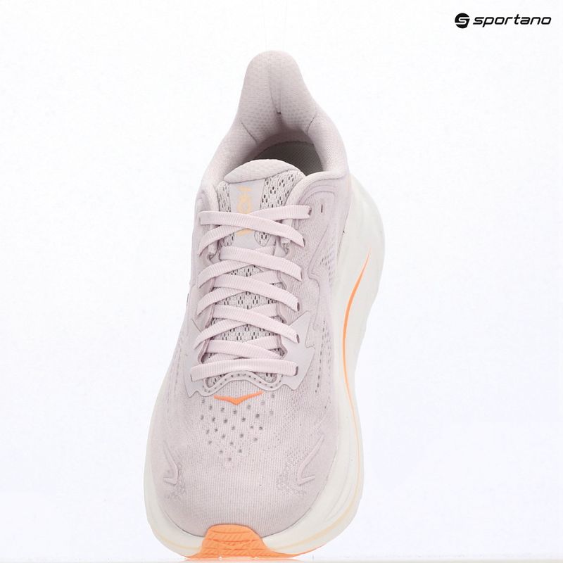 Дамски обувки за бягане HOKA Clifton 10 lilac cream/tangerine glow 18