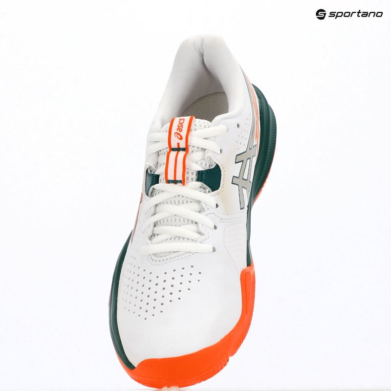 Мъжки обувки за падел Asics Gel-Challenger 15 Padel White/Energy Orange 9