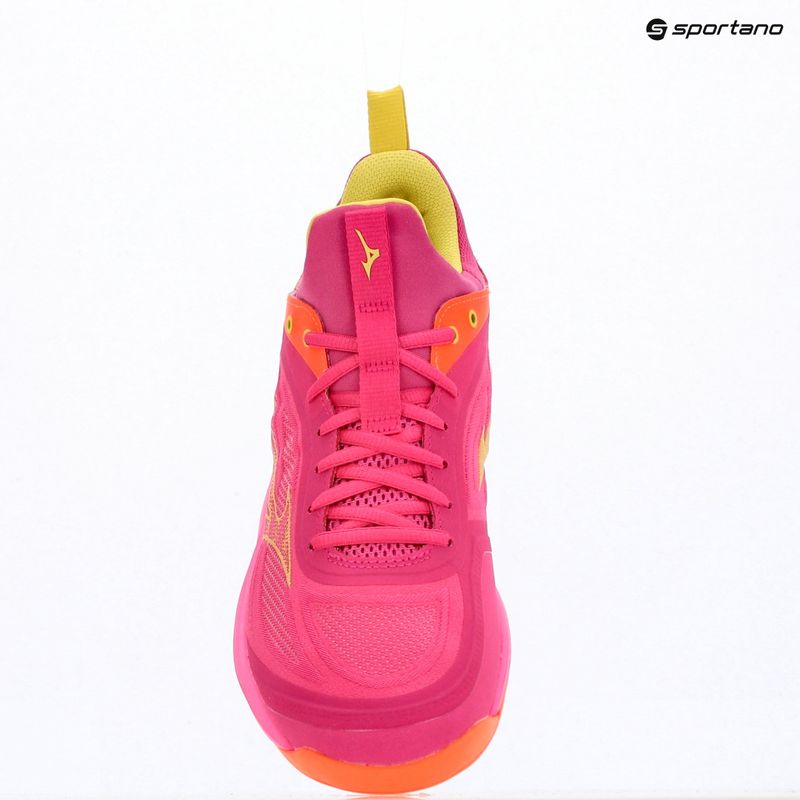 Обувки за волейбол Mizuno Wave Luminous 3 mugen pink tetra/fortune yellow/ligh 15