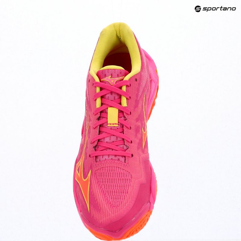 Обувки за волейбол Mizuno Wave Lightning Elite pink tetra/fortune yellow/ligh 15