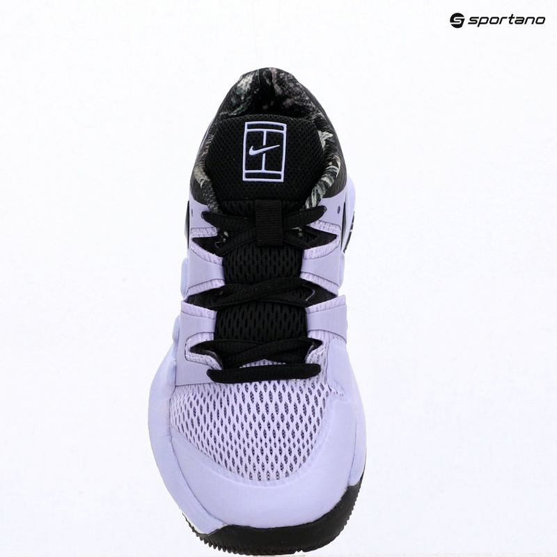 Детски обувки за тенис Nike Court Vapor X Jr purple agate/white/hyper crimson/black 16