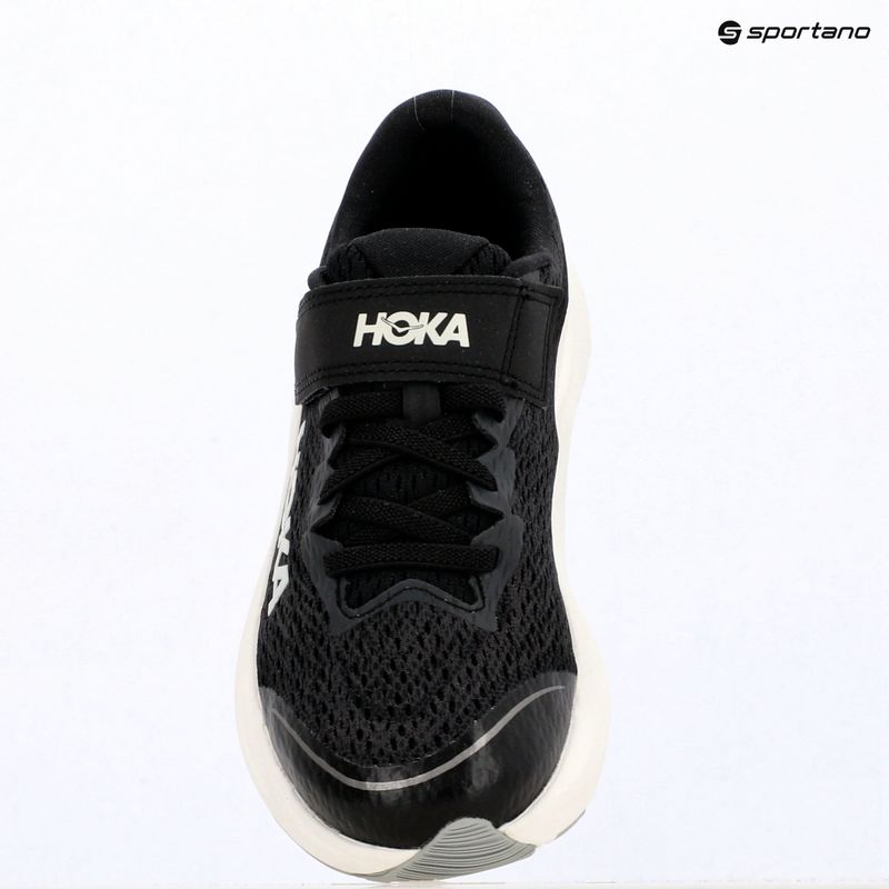 Детски обувки за бягане HOKA Rincon 4 Little Kids black/white 18