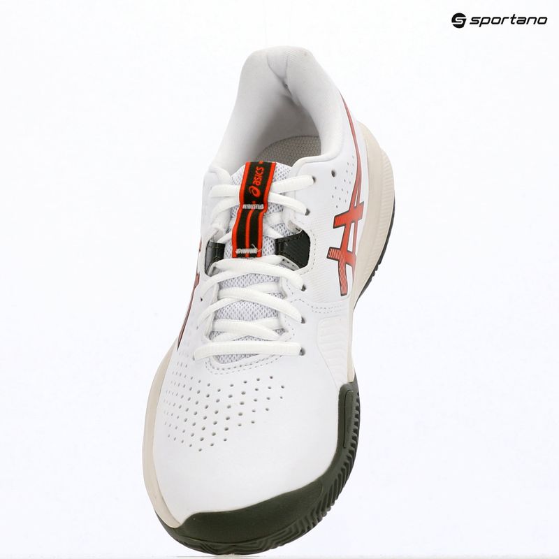 Мъжки обувки за тенис ASICS Gel-Challenger 15 Clay white/cherry tomato 9