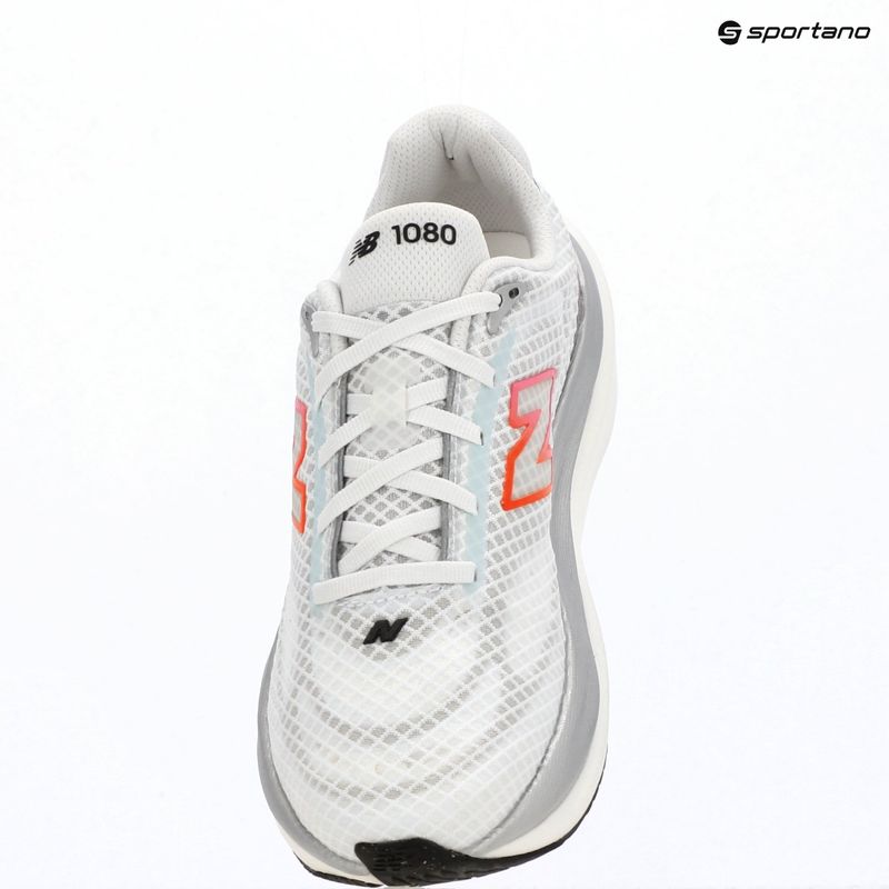 Дамски обувки за бягане New Balance 1080's V15 103 white/pink heat/tangerine heat 13
