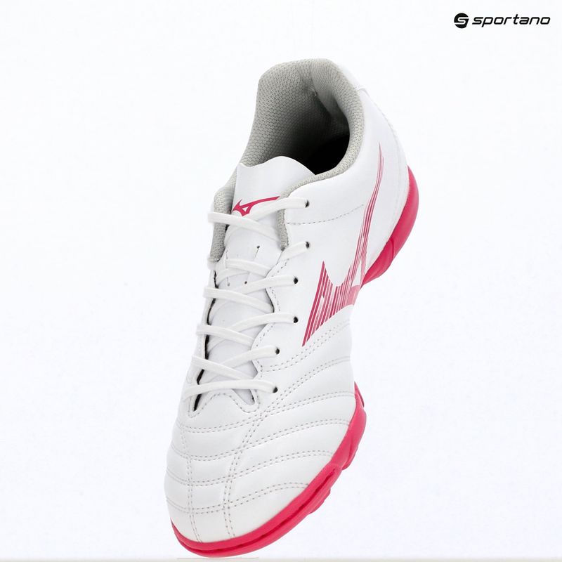 Детски футболни обувки Mizuno Monarcida Neo III Select Jr AS white/fuchsia purple 12