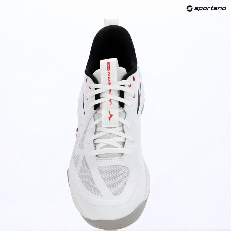 Обувки за волейбол Mizuno Wave Momentum Pro white/black/fiery red 15