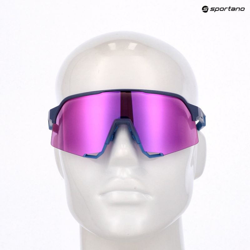 Слънчеви очила 100% S3 satin storm metallic/purple mirror 8