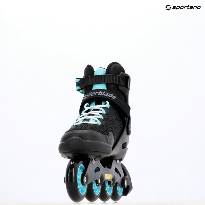 Дамски ролери Rollerblade Sirio 80 W black/teal blue 10