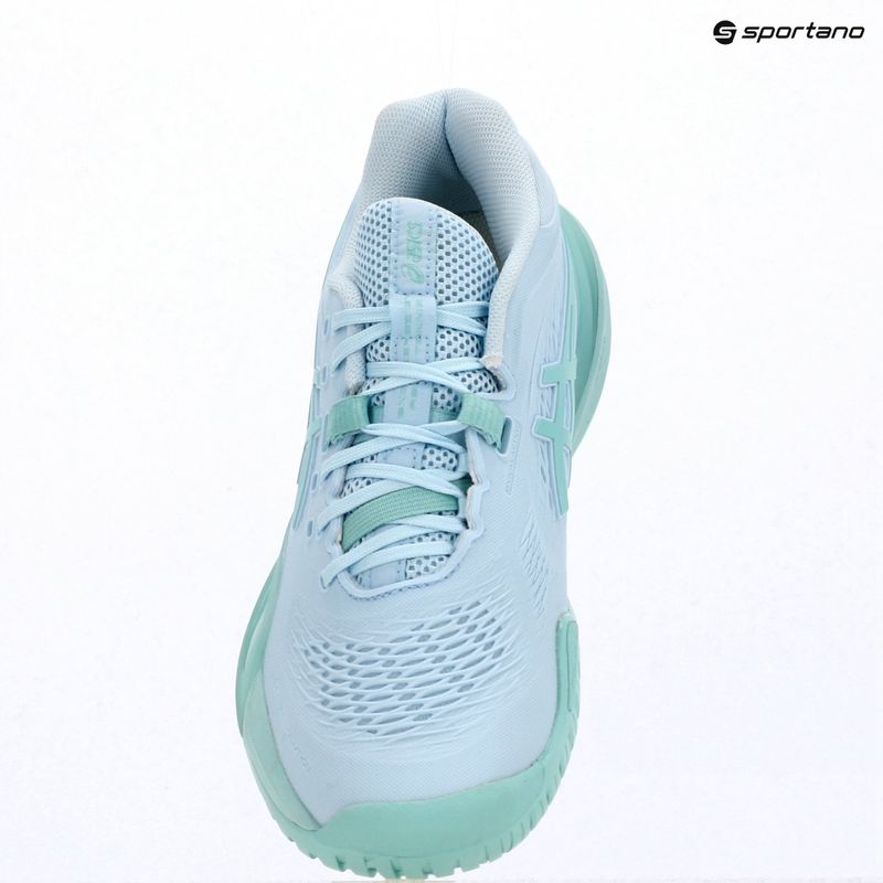 Дамски обувки за тенис ASICS Gel-Resolution X light blue/oasis green 9